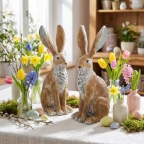 Artikel Deko Hase Figur für frühlingshafte Wohnakzente 32cm 2St