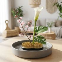 Artikel Steckigel Kenzan Sonne Mond Ikebana 110×65mm