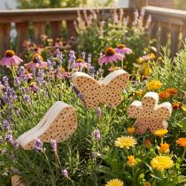 Artikel Insektenhotel Vogel, Schmetterling, Blume 15–20cm 3St