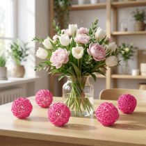 Artikel Dekokugeln Pink Ø7cm 18 St