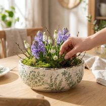 Artikel Schale im rustikalen Look einzigartiges Muster 20cm