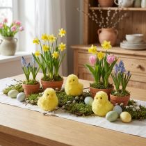 Artikel Dekorationsküken Perfekt für Osterfeiern im Wohnzimmer oder Garten 7cm 6St