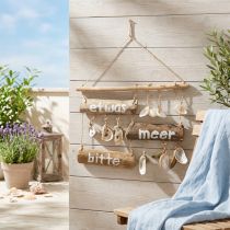 Artikel Holzdeko maritimes Flair Wanddeko Naturmaterialien für Sommerdeko Strandhaus 50cm