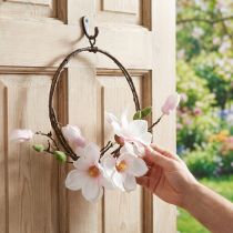 Artikel Dekoring Künstliche Magnolie Frühlingsdeko zum Hängen Ø24cm