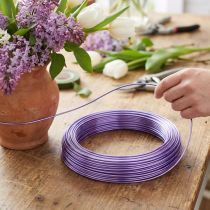 Artikel Aluminiumdraht 2mm 100g Lavendel