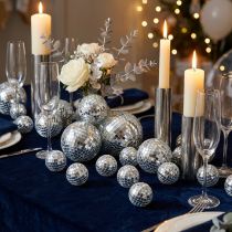 Artikel Deko-Spiegelkugeln Party-Dekoelement Silber 2-4cm 50St