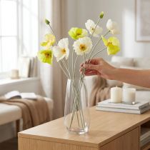 Artikel Künstliche Mohnblumen Deko für Wohnräume und Büro 95cm