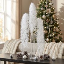 Artikel Künstlicher Winterzweig in Weiß mit beschneiter Frostoptik 70cm