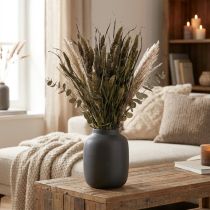 Artikel Trockenblumen Setaria Anthrazit Natur Borstenhirse Bund 100g