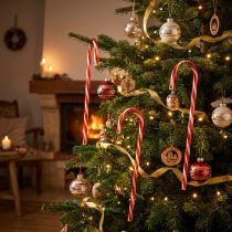 Artikel Künstliche Zuckerstange Weihnachtsdeko 60cm 3St