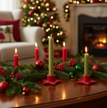 Artikel Sternförmiger Kerzenhalter für Stabkerzen Advent und Weihnachten 8cm 2St
