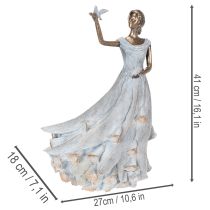 Artikel Figur Frau Schmetterling Kunstvoll gestaltete Deko Skulptur für zeitloses Design 41cm