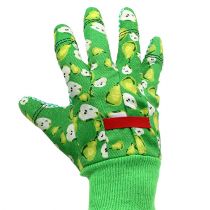 Kixx Frauenhandschuhe Größe 8 Grün mit Motiv