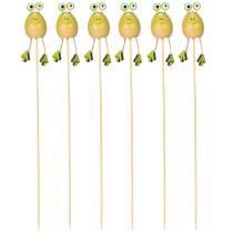 Artikel Frosch Gartenstecker zur Dekoration von Pflanzenkübeln im Frühjahr oder Sommer 34cm 6 St