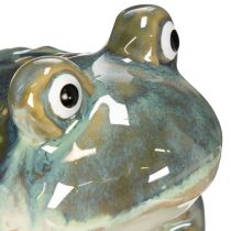 Artikel Frosch Figur Sommerdeko aus Keramik für Wohnung und Balkon 12cm