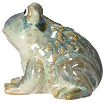Artikel Frosch Figur Sommerdeko aus Keramik für Wohnung und Balkon 12cm