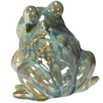 Artikel Frosch Figur Sommerdeko aus Keramik für Wohnung und Balkon 12cm