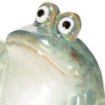 Artikel Keramikfrosch Deko Figur Detailverliebtes Design charmante Geschenkidee 13cm