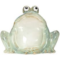 Artikel Keramikfrosch Deko Figur Detailverliebtes Design charmante Geschenkidee 13cm