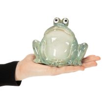Artikel Keramikfrosch Deko Figur Detailverliebtes Design charmante Geschenkidee 13cm