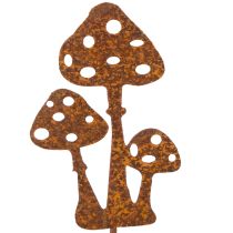 Artikel Gartenstecker Edelrost Fliegenpilz Deko Stecker 10cm 6 St