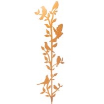 Artikel Gartenstecker Zweig mit Vögeln Metall Deko 100cm