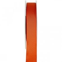 Geschenk- und Dekorationsband Orange Seidenband 25mm 50m