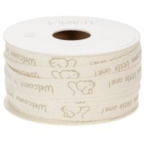 Artikel Geschenkband Mäuschen Dekoband Geburt Taufe 15mm 20m