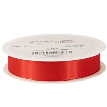 Artikel Geschenkband und Dekoband Taftband Rot 25mm 50m