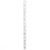 Artikel Geschenkpapier Tiere Weiß Grau Gold Herbst Winter 200cm