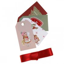 Artikel Geschenkpapier Weihnachten Rot, Weiß 4 Bögen im Set 50×70cm