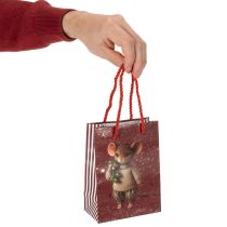 Artikel Geschenktasche Weihnachten Maus-Motiv 16cm 2St