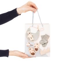 Artikel Geschenktasche Baby Junge Ideal für Babygeschenke zur Geburt 23cm 2St