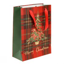 Artikel Geschenktüten Weihnachten Baum Rot Grün 18x24cm 4St