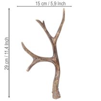 Artikel Deko Geweih künstlich Rustikaler Weihnachtsschmuck 29cm 2St