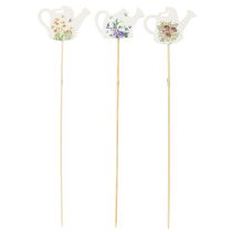 Artikel Gießkannen Dekostecker für Blumensträuße und Balkon Blumendekoration 34cm 12 St