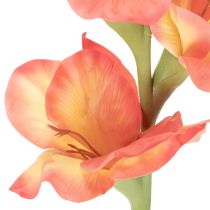 Artikel Künstliche Gladiole mit vielen Blüten für Blumenstrauß 88cm