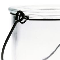 Artikel Windlicht Glas zum Hängen Ø12cm H12,5cm 2St