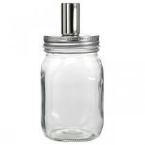 Artikel Deko Glas mit Kerzenhalter Kerzendeko Ø8cm H17,5cm 4St