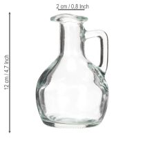 Artikel Mini Vase Wasserkrug mit Henkel für den Esstisch zuhause dekorativ und funktional 12cm 6St