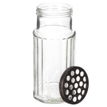 Artikel Glasflasche im Metallkorb ideal für dekorative Akzente im Wohnzimmer 20cm