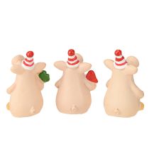 Artikel Glücksschwein Deko Schwein mit Glücksbringern 5cm 6St