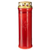 Artikel Grablichter Rot Ø7,5cm H24,5cm 1 St