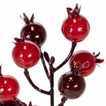 Artikel Kunstzweig Granatapfel mit verzweigten Stielen als Vasenschmuck 19cm 4St