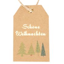 Artikel Geschenkanhänger Weihnachten Papier Schöne Weihnachten 8cm 36St