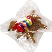 Artikel Deko Hund Dackel Anhänger für Weihnachtsbaum 16cm 2St