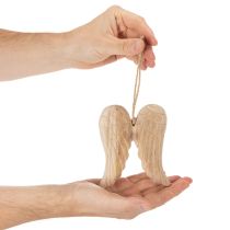 Artikel Holz Anhänger Engelsflügel zum Aufhängen Dekoration 12cm