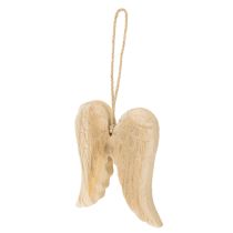 Artikel Holz Anhänger Engelsflügel zum Aufhängen Dekoration 12cm