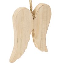 Artikel Holz Anhänger Engelsflügel zum Aufhängen Dekoration 12cm