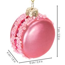 Artikel Weihnachtsbaumschmuck Macaron Anhänger 6cm